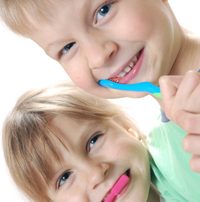 Children's Brushing Baby Teeth