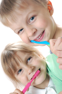Children's Brushing Baby Teeth