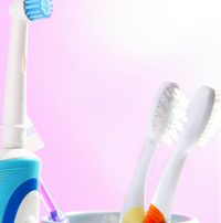 Electric and Regular Toothbrush